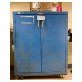 Rolling Metal Cabinet W/Locking Key 