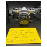 Vintage Olympus OM-1 35mm SLR Film Camera W/50mm Lens & Morris UV Filter 