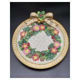 Vintage Fitz & Floyd Cookie Jar & Decorative Plate