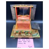 Vintage Swiss Chalet Music Box/Jewelry Box