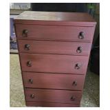 Vintage Wood Chest Of Drawers