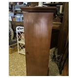 VHS Wooden Case With VHS Tapes