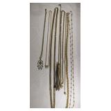 Long Gold Toned Necklaces
