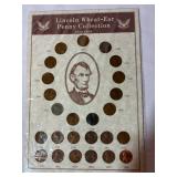 Lincoln Wheat Ear Penny Collection 1934-1958