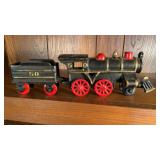 Cast Iron Locomotive & Coal Car