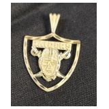 14K Raiders Charm