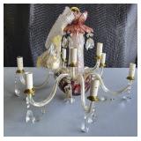 Crystal And Glass Chandelier