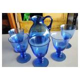 Lovely Blown Glass Pitcher