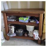Mahogany Kitchen Island
