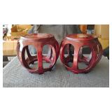 Small Asian FootStool X2