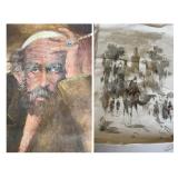 Unframed Oil On Canvas