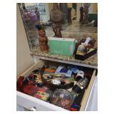 Barware Mystery Drawer + Antique Legras Cherub Decanter