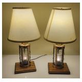 Nautical Style Lamps X2