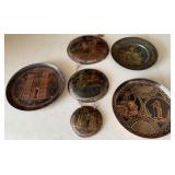 Etched Copper & Brass Wall Hangings