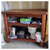 Mahogany Kitchen Island