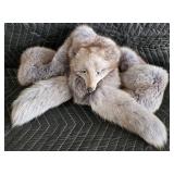 Vintage Silver Fox Stole