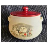 Vintage Stoneware Beanpot