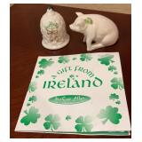 Belleek Pig & Bell +