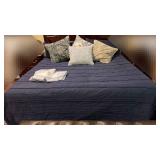 Blue King Bed Ensemble