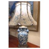 Blue & White Ceramic Lamp