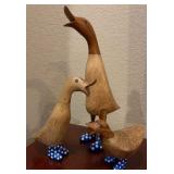 DCUK Co Carved Ducks