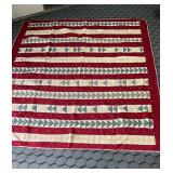 Hand Crafted Flying Geese Quilt