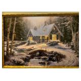 Thomas Kinkade Limited Edition Winter Light Cottage