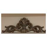 Vintage Gold Fleur de Lis Pediment