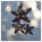 (3)Talalavera Style Star Fish