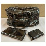 Authentic Michael Kors Handbag, Wallet And Coin Purse