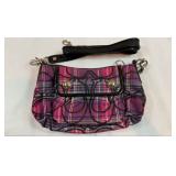 Authentic Stylish Plaid Coach Handbag
