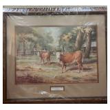 Calves At Christian Farm By John E Carter