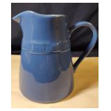 Longaberger Blue Woven Traditions Pitcher