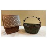 Longaberger Christmas House And Basket