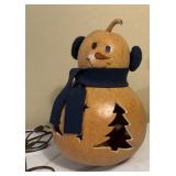 Snowman Gourd Light