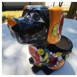 Talavera Style Dog Planter