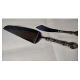 Towle Sterling 1967 Spanish Provincial Cake Server & Butter Knife