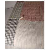 Hand Quilted Quilt Tag Says Made In India