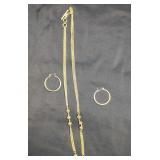 Lois Hill Earrings & Necklace - Sterling
