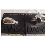 Dansk Silver Plate Elephant & Hippo