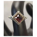 James Avery Sterling & 14k Ring