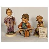 Hummel Reading, Writing & Clowning Around Figurines