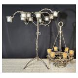 Wrought Iron And Metal Candle Holders