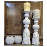 Heavy Pillar Candle Holders Plus
