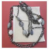 James Avery Bronze & Sterling Necklace