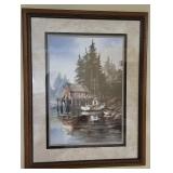 Framed And Matted Ian Ramsey () Print