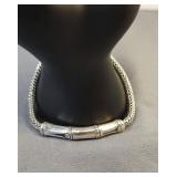 John Hardy Sterling Bamboo & Rope Bracelet