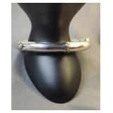 John Hardy Sterling Bamboo Bangle Style Bracelet