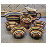 Useful Bright Colored Longaberger Pottery