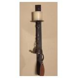 Heavy Metal Candle Sconce With Bell